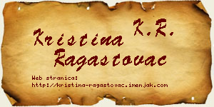 Kristina Ragastovac vizit kartica